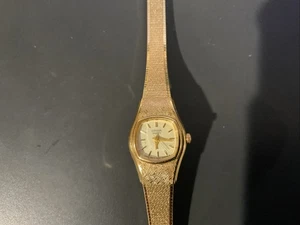 Vintage Citizen 5930-S16717 HSB Quartz Damenuhr goldfarben MCM 60er Jahre - GETESTET - Bild 1 von 12