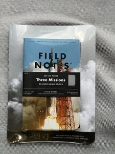 Field Notes, Three Missions, Limited Edition, New, Factory Sealed + Capsule kit! - Picture 1 of 6