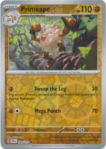 Pokemon: 099/191 Primeape (Rev Holo) - Surging Sparks - Picture 1 of 1