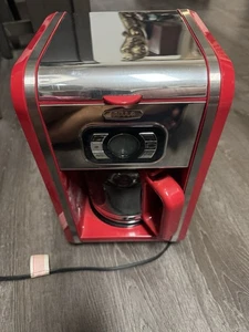 12 Cup Programable Coffee Maker Bella Linea RED & Chrome CM4296 - Picture 1 of 6