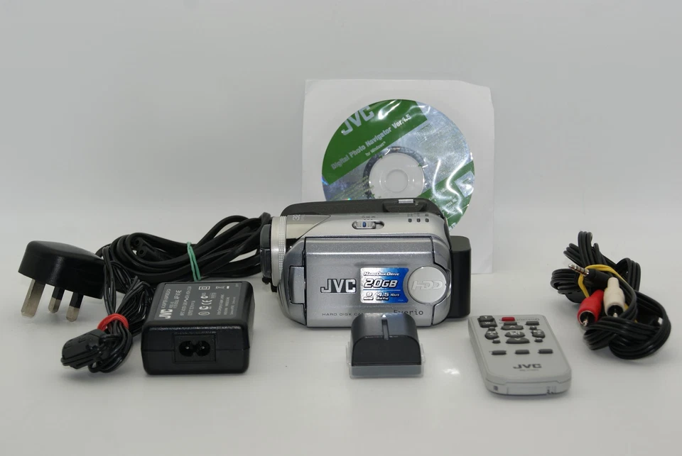 JVC EVERIO GZ-MG21EK CAMCORDER 20GB HARD DRIVE DIGITAL VIDEO CAMERA - Image 1 of 4