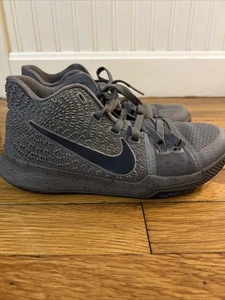 Nike Kyrie 3 Big Kids GS Basketball Shoes Gray 859466-001 Boys Size 3.5y - Picture 1 of 5