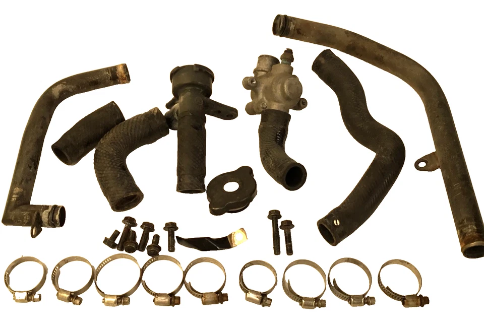 88-07 Kawasaki Ninja 250R EX250 Rubber Coolant Hoses Lines Pipes clamps OEM CAP - Image 1 of 4