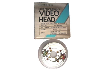 Panasonic VEH0399T/L VCR VIDEO HEAD UPPER DRUM ASSEMBLY 44-4431 - Picture 1 of 1