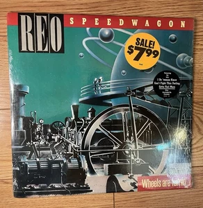REO SPEEDWAGON Wheels Are Turnin' 1984 LP EPIC-39593. - Picture 1 of 8