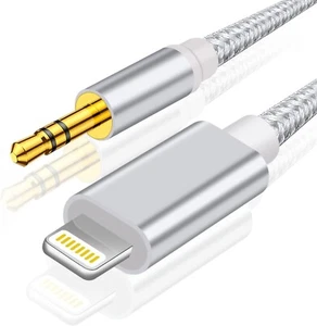 Aux Cord for iPhone in Car 3.3FT Lighting to 3.5mm Headphone Jack Male Stereo Au - Picture 1 of 6