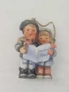 Berta Hummel Goebel Heavenly Trio Christmas Ornament Carolers & Bird 1997 NO Box - Picture 1 of 6