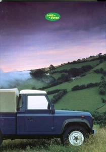 Brochure vendite Land Rover Ninety and One Ten mercato UK 1986 LR410 - Foto 1 di 1