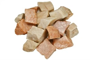 Piedras ásperas de piedra lunar bronceada/naranja al por mayor de 1 lb - rocas de vaso caídas - Imagen 1 de 1