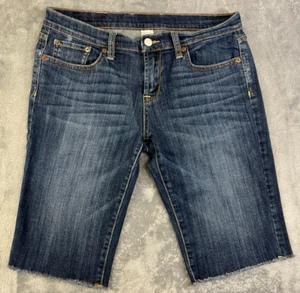 Lucky Brand Sweet N Low Bermuda Shorts Women's Size 6 / 28 Stretch Blue Denim - Picture 1 of 11