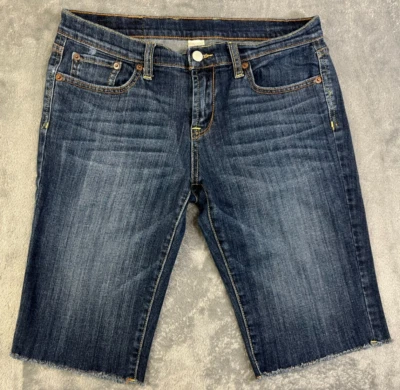 Lucky Brand Sweet N Low Bermuda Shorts Women's Size 6 / 28 Stretch Blue Denim - Image 1 of 4