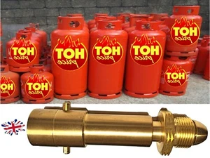 refill propane Gas Bottle LPG UK Fill Adapter Filling Point Bayonet swivel pol @ - Picture 1 of 5