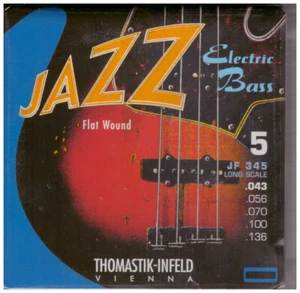 Thomastik-Infeld JF345 Jazz Flatwound E-Bass Guitar Set Neue - Picture 1 of 1