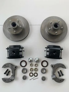 MUSTANG 2 II SUSPENSION 11" DISC BRAKE KIT GM 5 X 4-3/4" SMOOTH ROTORS RAT ROD - Foto 1 di 8