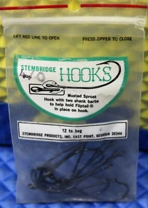 Ganchos Stembridge Talla 4/0 con Gancho Espraa Mustad Acabado de Bronce 12 unidades - Imagen 1 de 4