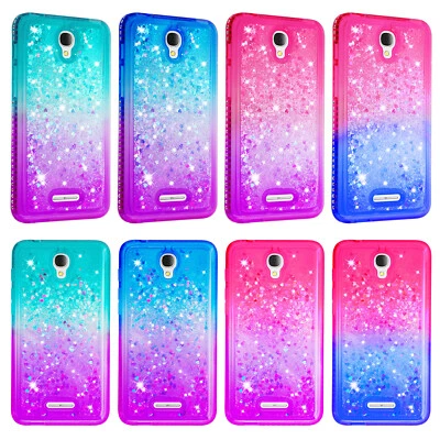 For Alcatel Pixi 4/0T-5012 5.5" Case Luxury Bling Sparkly Diamond Cute Glitter  - Image 1 of 2