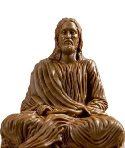 Estatua de ídolo de Cristo Saadhna estilo de práctica de yoga mejor para el hogar y el templo - Imagen 1 de 3