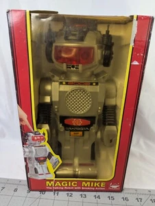New Bright Magic Mike Silver Robot Talking Movement WORKS - Imagen 1 de 13
