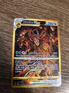 Giratina V STAR Pokemon Card Rainbow GX EX GX RARE Holographic Secret M86 - Picture 1 of 3