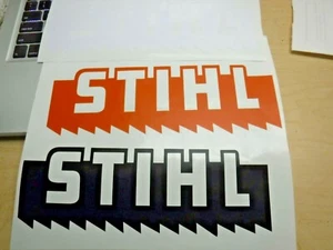 Stihl Vintage Look 3"" x 9"" +/- OLD SCHOOL Aufkleber Custom Aufkleber Kettensäge - Bild 1 von 9