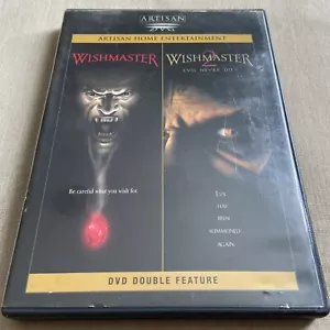 Wishmaster & Wishmaster 2: Evil Never Dies (DVD) Artisan Horror 2-Film W/ Insert - Imagen 1 de 6
