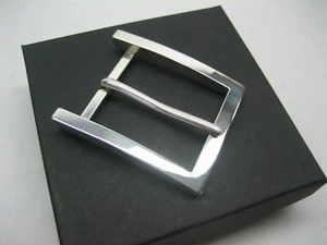 STERLING SILVER 925 BUCKLE AVAILABLE FOR 1" 1-1/8" 1-1/4" 1-3/8" 1-1/2" BELTS - Picture 1 of 7