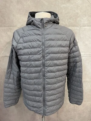 32 Degrees Heat Men’s Gray Down Insulation Full Zip Hooded Coat Jacket Size S - Image 1 of 4