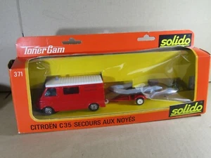 299s 1976's Solido 371 France Citroën C35 Rescue to Drowned 1:50 + Box - Picture 1 of 12