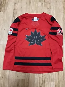 Camiseta deportiva de hockey Nike Team Canada 2022 réplica olímpica roja para mujer talla grande - Imagen 1 de 8