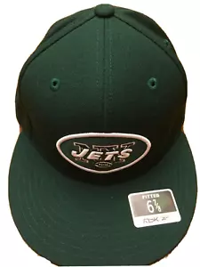Reebok Fitted NFL New York Jets Hat Size 6 7/8 NWT Deadstock - Picture 1 of 2