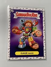 2023 TOPPS GARBAGE PAIL KIDS ROCK N ROLL HALL OF LAME NOTE PARALLEL 4a GAGE RAGE