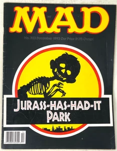 Mad Magazine No. 323 - December 1993 'Jurass-Has-Had-It Park' - Picture 1 of 3