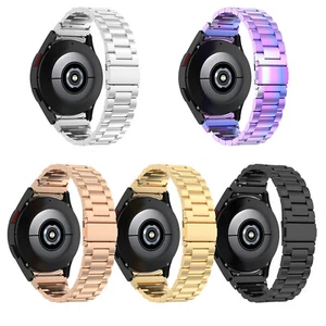 Für Samsung Galaxy Watch5 / Pro Watch4 / Classic Three-Bead Stahl Uhrenarmband - Bild 1 von 17