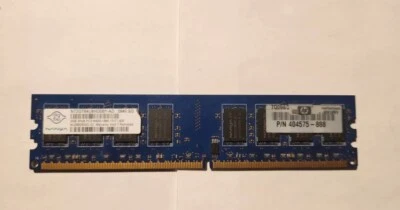 Nanya NT2GT64U8HD0BY-AD 2GB DDR2 DIMM DESKTOP Memory - Image 1 of 2