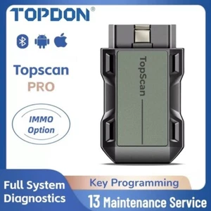 2025 TOPDON Topscan PRO+ Key Programming Immobilizer Diagnostic Scanner Wireless - Picture 1 of 20