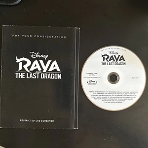 FYC Disney's Raya and the Last Dragon Blu-ray (NOT DVD) Awards Screener. Rare! - Picture 1 of 3