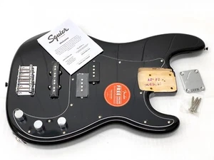 TINY DING! Fender Squier FULLY LOADED PJ BASS BODY Black P Guitar Precision - Picture 1 of 22