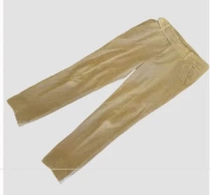 United Colors of Benetton Vintage Corduroy Khaki Tan Straight Leg Pants Size 10 - Picture 1 of 9