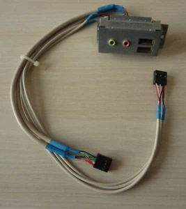 Acer Aspire 2J017-003A USB Soundkarte Panel und Kabel vorne - Bild 1 von 6