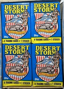 Topps 1991 Desert Storm Victory Series Unopened Trading Card Wax Pack Sealed - Picture 1 of 2