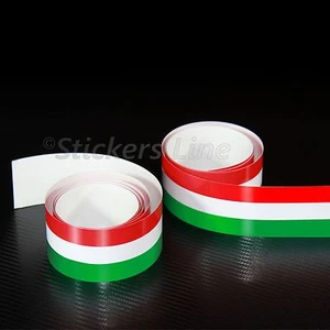 2 Stück dreifarbiges Klebeband 160 x 15 cm Autoaufkleber Motorrad Langlebiger Streifen - Bild 1 von 1