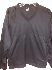 PING COLLECTION Pullover GOLF PERFORMANCE DYNAMICS MEDIUM Black Sewn Logo - Picture 1 of 6