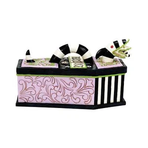 Jim Shore Serpentine Secrets - Trinket Box Beetlejuice Coffin 6016178 New 2024 - Picture 1 of 5