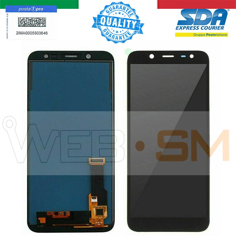 LCD SCHERMO DISPLAY TOUCH SCREEN PER SAMSUNG GALAXY J6 2018 J600 J600F J600FN