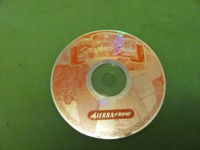Sierra Hallmark Scrapbook Studio Deluxe PC CD create images windows. - Image 1 of 2