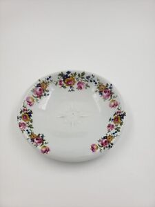 Vintage Italian Porcelain Soap Dish Floral Country Farmhouse