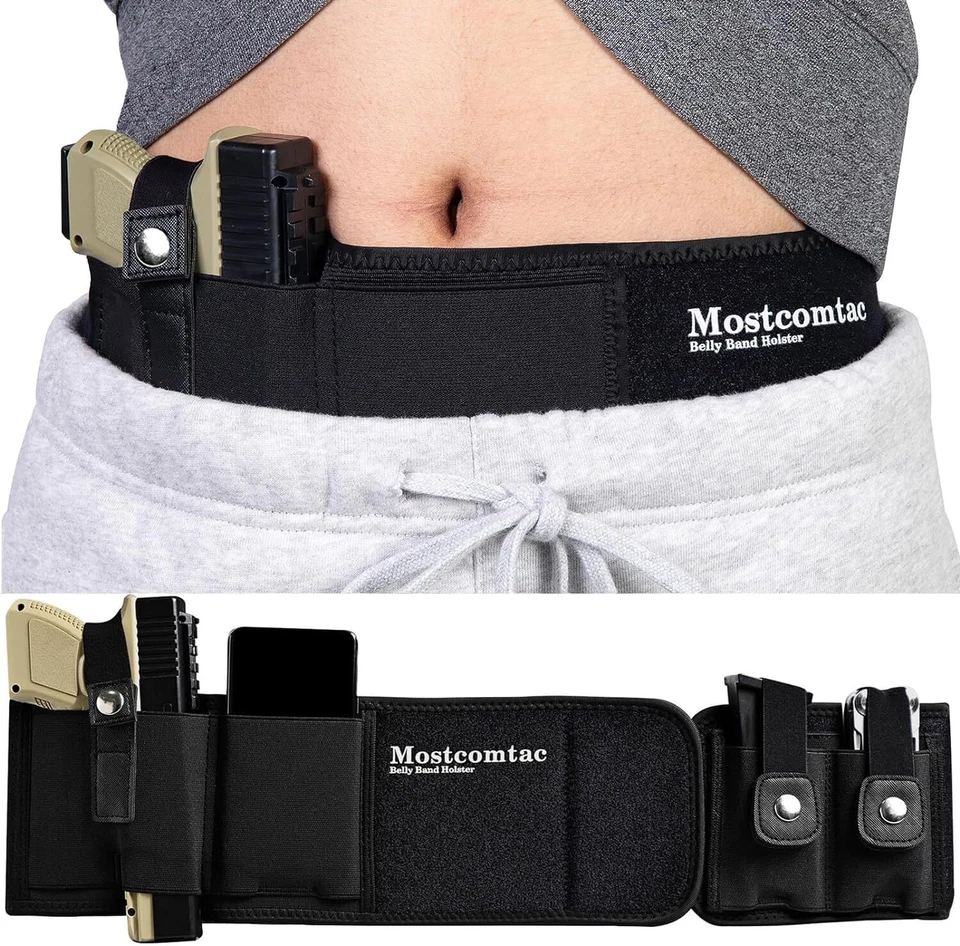 Belly Band Holster for Concealed Carry  Gun Holster for Women and Men Size S M L - Image 1 of 4