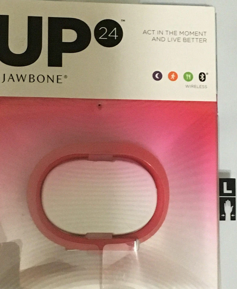 UP 24 by Jawbone Activity Tracker - Small - Pink Coral - Image 1 of 1