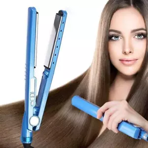 Plancha de pelo profesional para mujer 3/4 nano titanio 450F temperatura F - Imagen 1 de 12