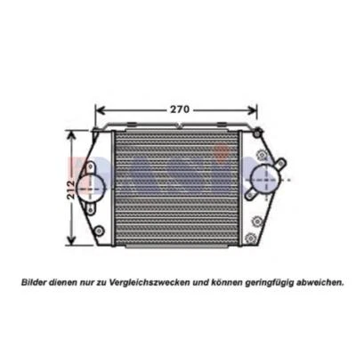 Ladeluftkühler Kühlrippen gelötet für Mazda 6 Station Wagon MPV II Hatchback - Bild 1 von 2
